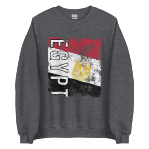 Egypt Flag - Distressed Flag Sweatshirt