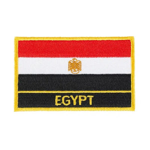 Egypt Flag Patch - Sew On/Iron On Patch