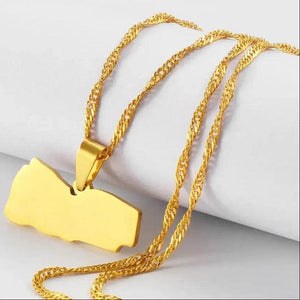 Egypt, Nepal, Sri Lanka, Saudi Arabia, Turkey, Yemen, Qatar Map Necklaces