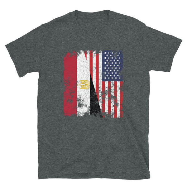 Egypt USA Flag - Half American T-Shirt