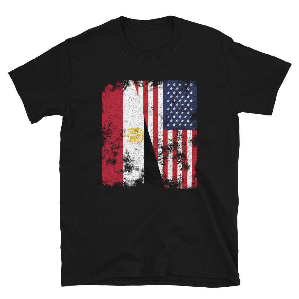 Egypt USA Flag - Half American T-Shirt