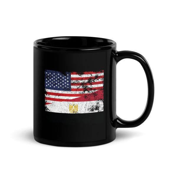 Egypt USA Flag Mug