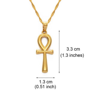 Egyptian Ankh Cross Necklace