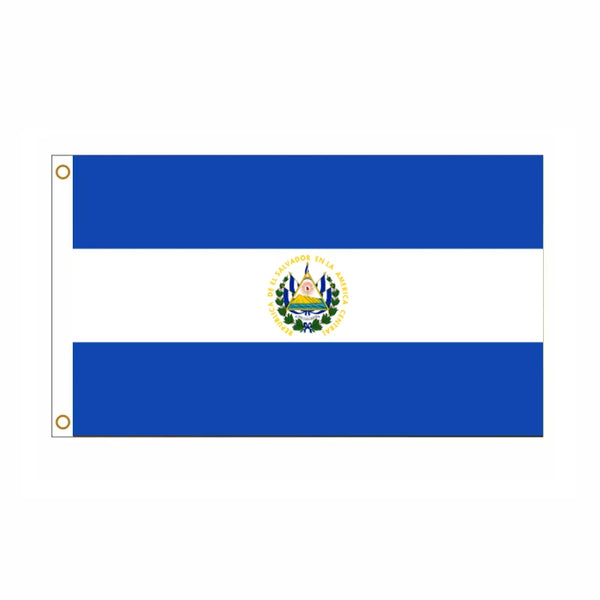 El Salvador Flag - 90x150cm(3x5ft)