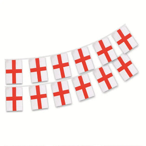 England Flag Bunting Banner - 20Pcs