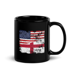 England USA Flag Mug