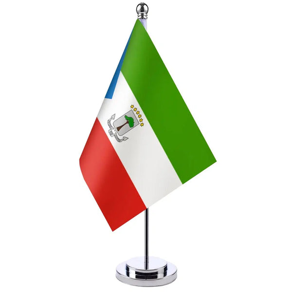 Equatorial Guinea Desk Flag - Small Office Table Flag