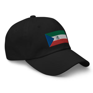 Equatorial Guinea Flag Cap - Adjustable Embroidered Dad Hat