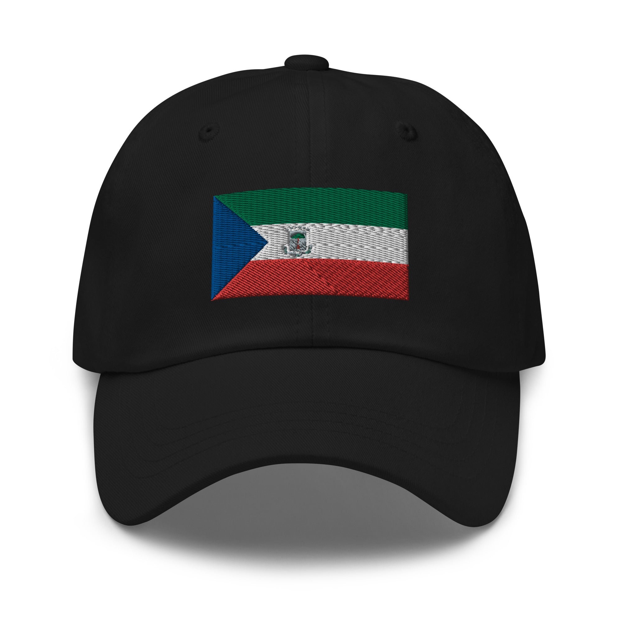 Equatorial Guinea Flag Cap - Adjustable Embroidered Dad Hat