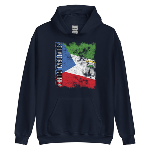 Equatorial Guinea Flag - Distressed Flag Hoodie