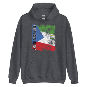 Equatorial Guinea Flag - Distressed Flag Hoodie