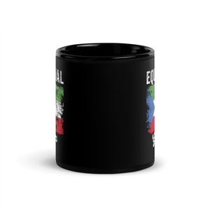 Equatorial Guinea Flag Distressed Mug