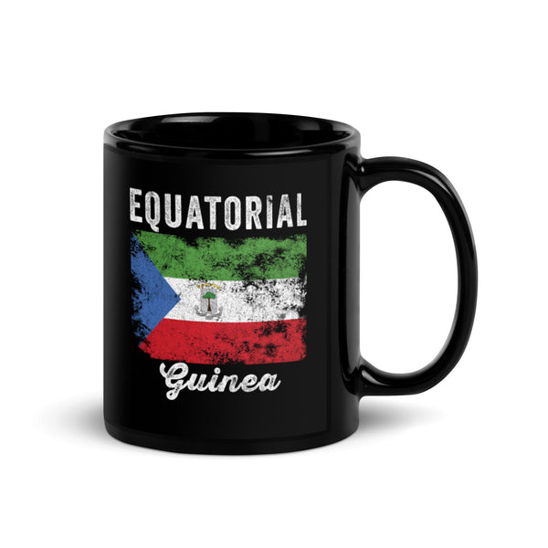 Equatorial Guinea Flag Distressed Mug
