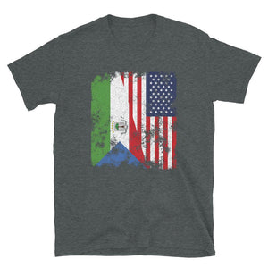 Equatorial Guinea USA Flag Half American T-Shirt