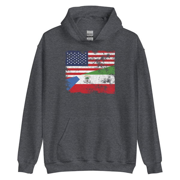 Equatorial Guinea USA Flag Hoodie