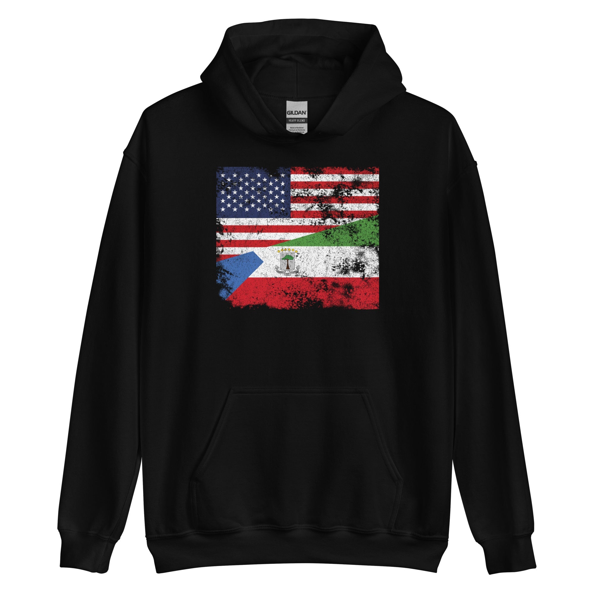 Equatorial Guinea USA Flag Hoodie