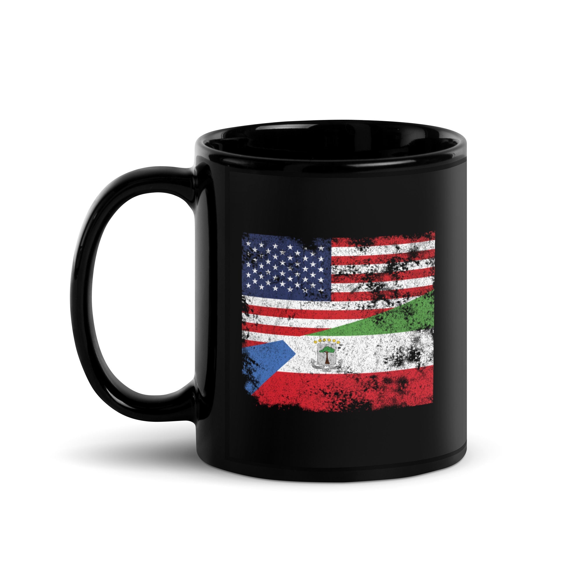 Equatorial Guinea USA Flag Mug