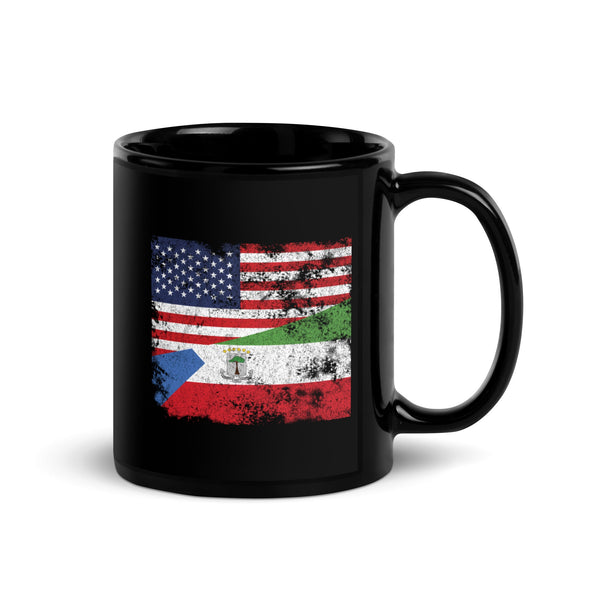 Equatorial Guinea USA Flag Mug