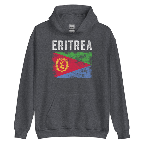 Eritrea Flag Distressed - Eritrean Flag Hoodie