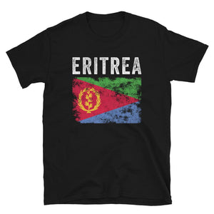Eritrea Flag Distressed - Eritrean Flag T-Shirt