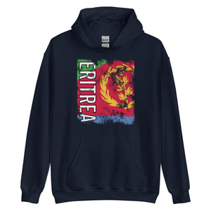 Eritrea Flag - Distressed Flag Hoodie