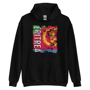 Eritrea Flag - Distressed Flag Hoodie