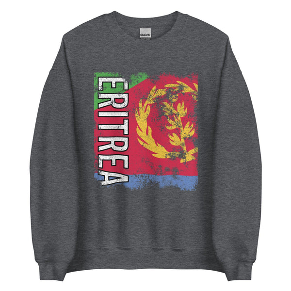 Eritrea Flag - Distressed Flag Sweatshirt