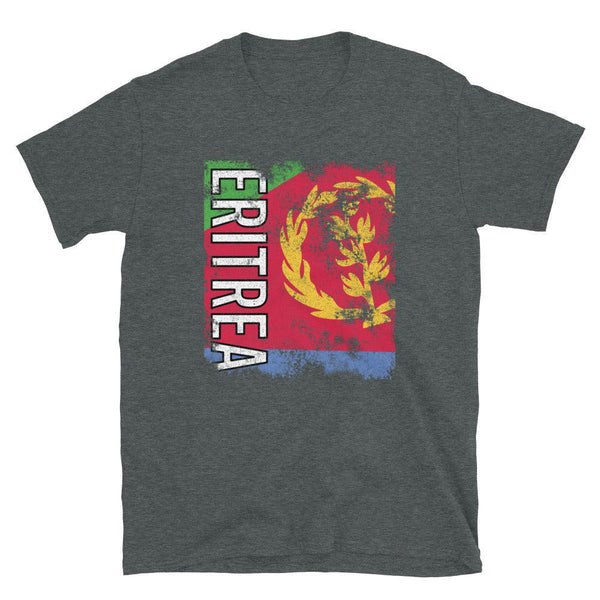 Eritrea Flag Distressed T-Shirt