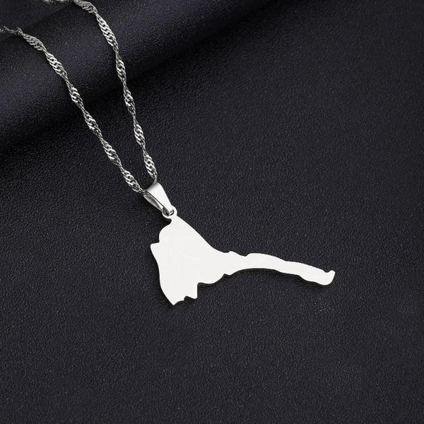 Eritrea Map Necklace