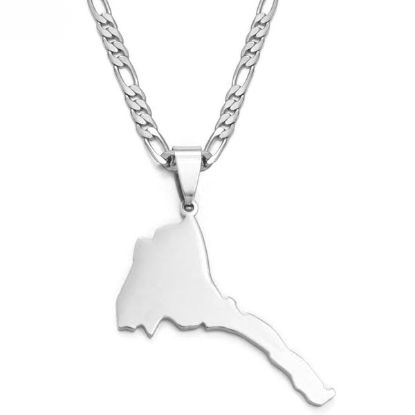 Eritrea Map Necklace