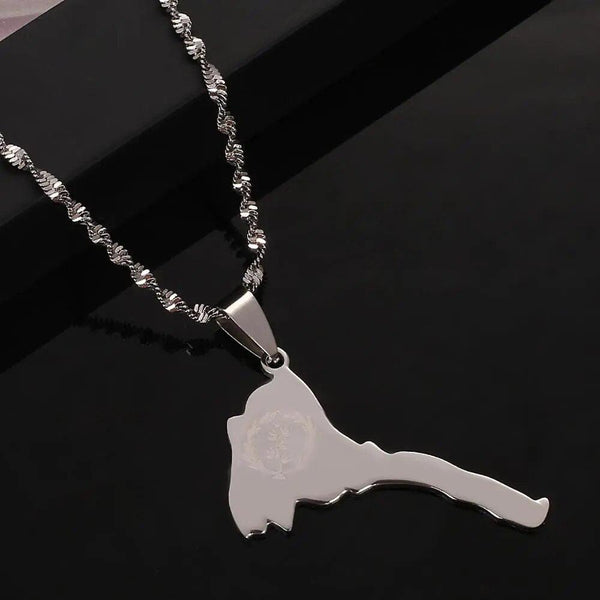 Eritrea Map Necklace