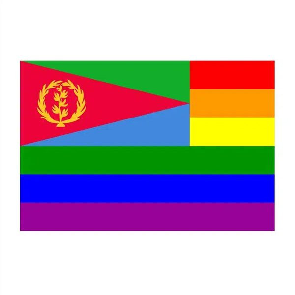 Eritrea Pride Flag - 90x150cm(3x5ft) - 60x90cm(2x3ft) - LGBTQIA2S+
