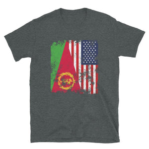 Eritrea USA Flag - Half American T-Shirt