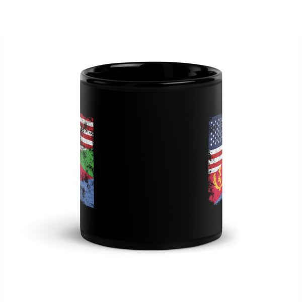 Eritrea USA Flag Mug