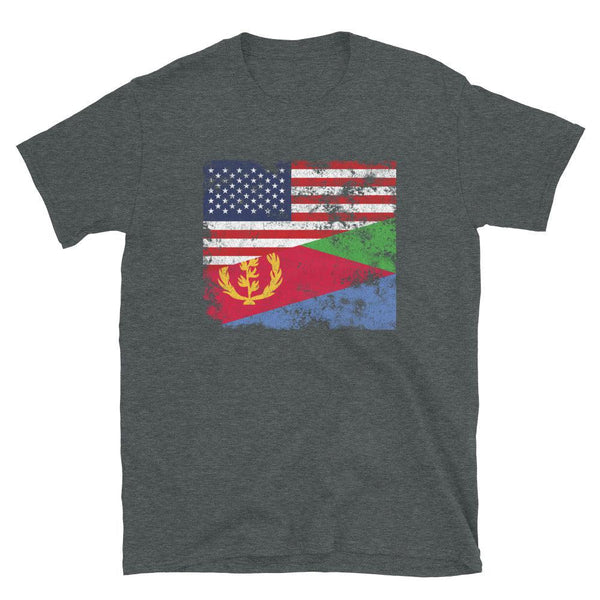 Eritrea USA Flag T-Shirt