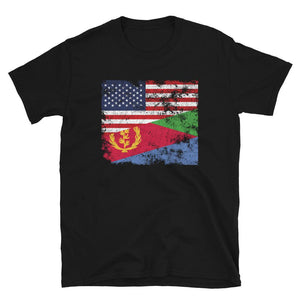 Eritrea USA Flag T-Shirt