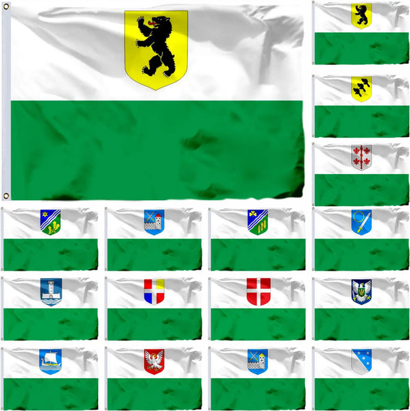 Estonia County Flags - 90x150cm(3x5ft) - 60x90cm(2x3ft)