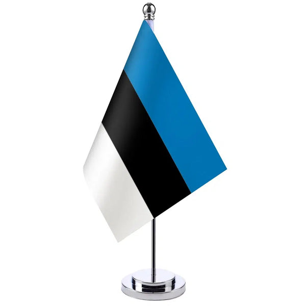 Estonia Desk Flag - Small Office Table Flag