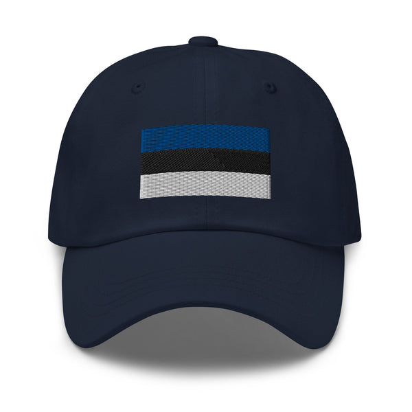 Estonia Flag Cap - Adjustable Embroidered Dad Hat