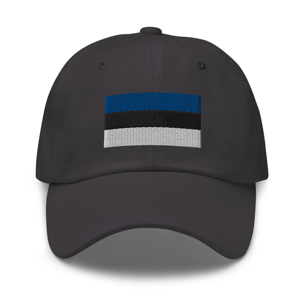 Estonia Flag Cap - Adjustable Embroidered Dad Hat