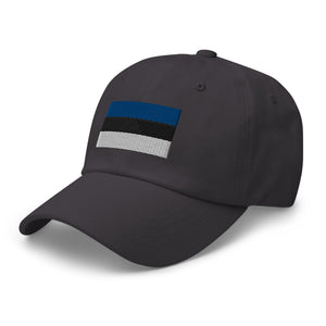 Estonia Flag Cap - Adjustable Embroidered Dad Hat