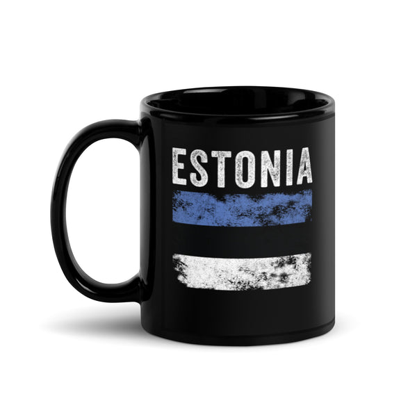 Estonia Flag Distressed - Estonian Flag Mug