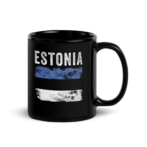 Estonia Flag Distressed - Estonian Flag Mug
