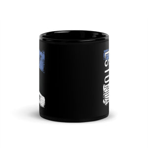 Estonia Flag - Distressed Flag Mug