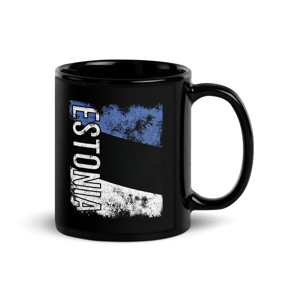 Estonia Flag - Distressed Flag Mug