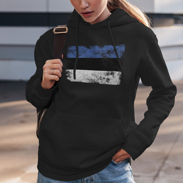 Estonia Flag Hoodie