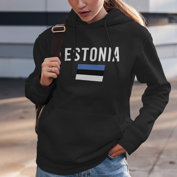 Estonia Flag Hoodie
