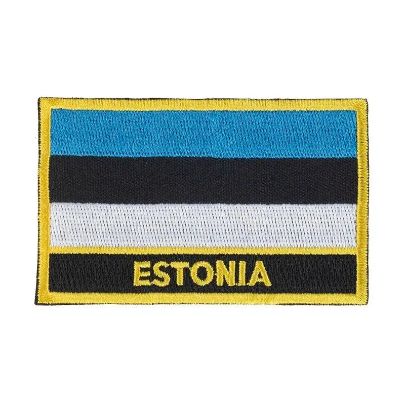 Estonia Flag Patch - Sew On/Iron On Patch