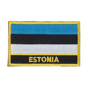 Estonia Flag Patch - Sew On/Iron On Patch