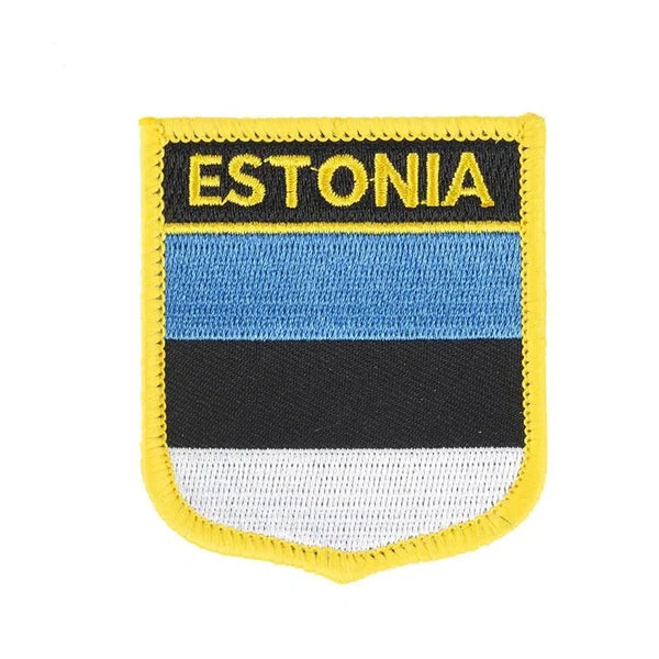 Estonia Flag Patch - Sew On/Iron On Patch